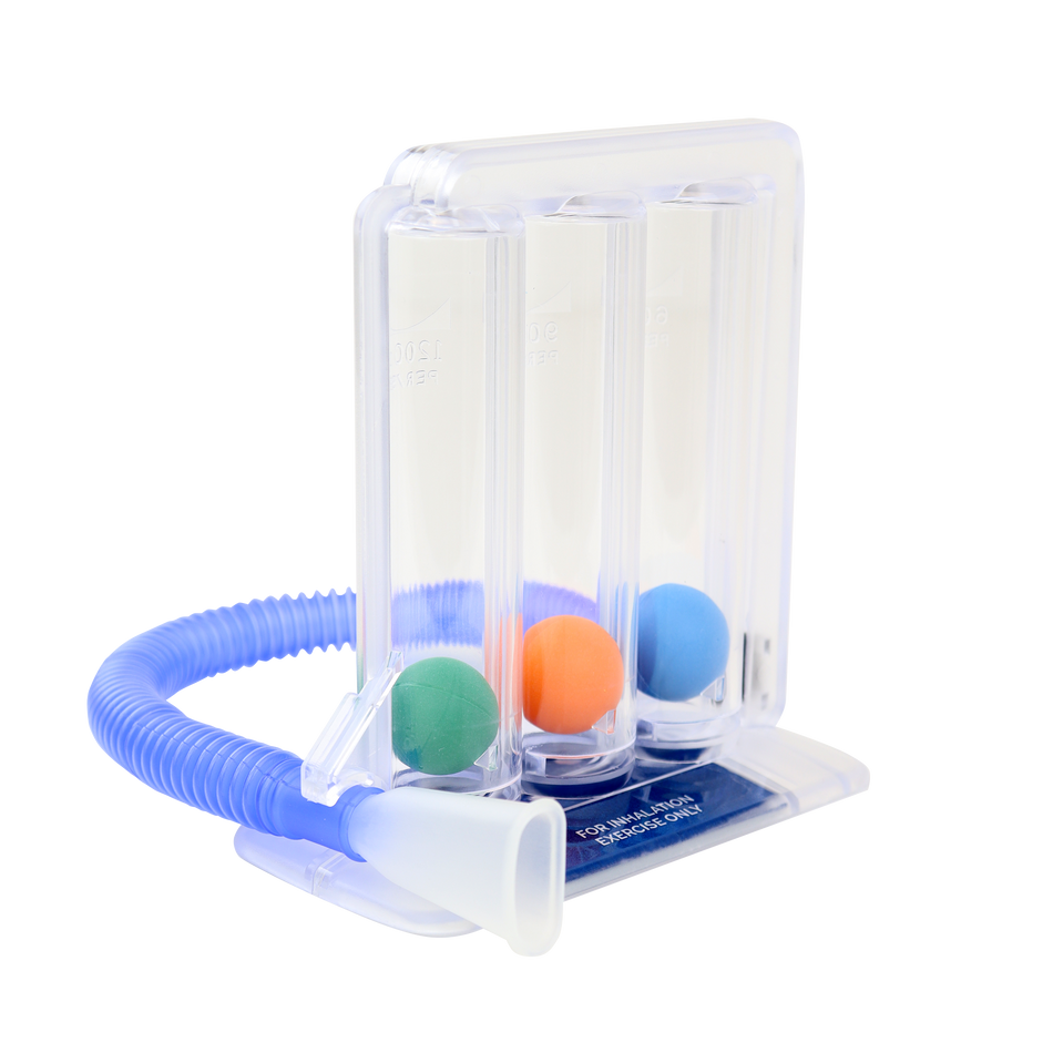 Tri-Flow Chamber Incentive Spirometer