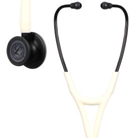 6186C Littmann Cardiology IV - Alabaster w/ Black Matte Finish