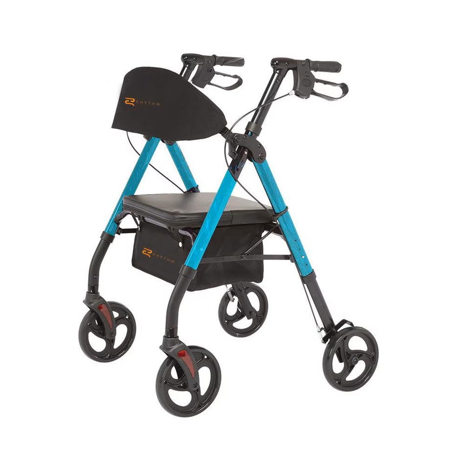 Royal Deluxe Universal - Aluminum 4 Wheel Rollator w/ Universal Height Adjustment