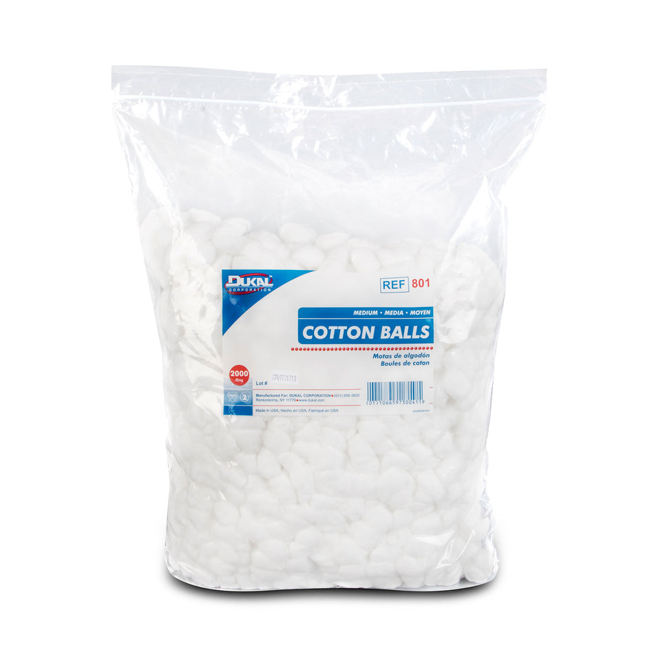 Cotton Balls, Medium, 2000/bag