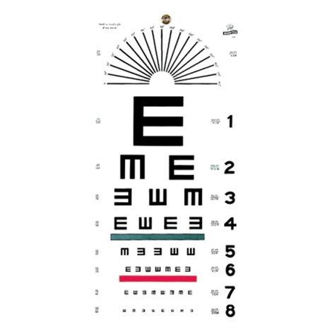 Illiterate Hanging Eye Chart