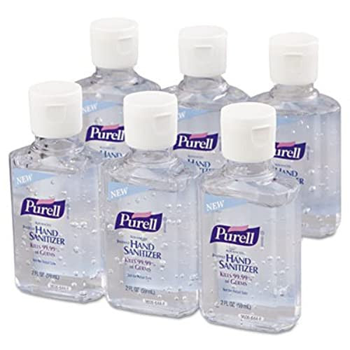 Purell Hand Sanitizer, 2 oz, Flipcap, 6 pack