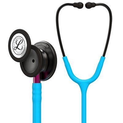 5872 Littmann Classic III - Turquoise w/ Smoke & Pink Stem