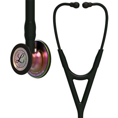 6165 Littmann Cardiology IV - Black w/ Rainbow Finish