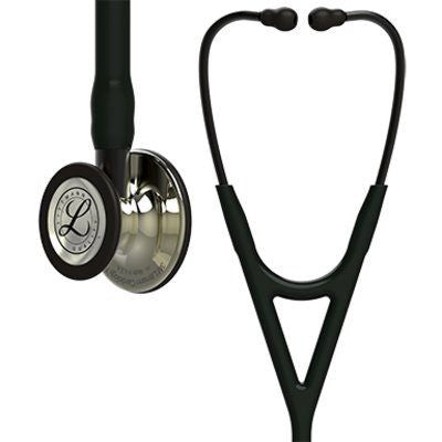 6179 Littmann Cardiology IV - Black w/ Champagne Finish