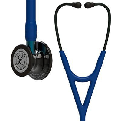 6202 Littmann Cardiology IV -Navy w/ Smoke & Blue Stem