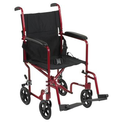 Aluminum Transport Chair 19"