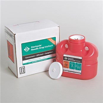 Stericycle 1 Gallon Sharps Disposal Mailback System